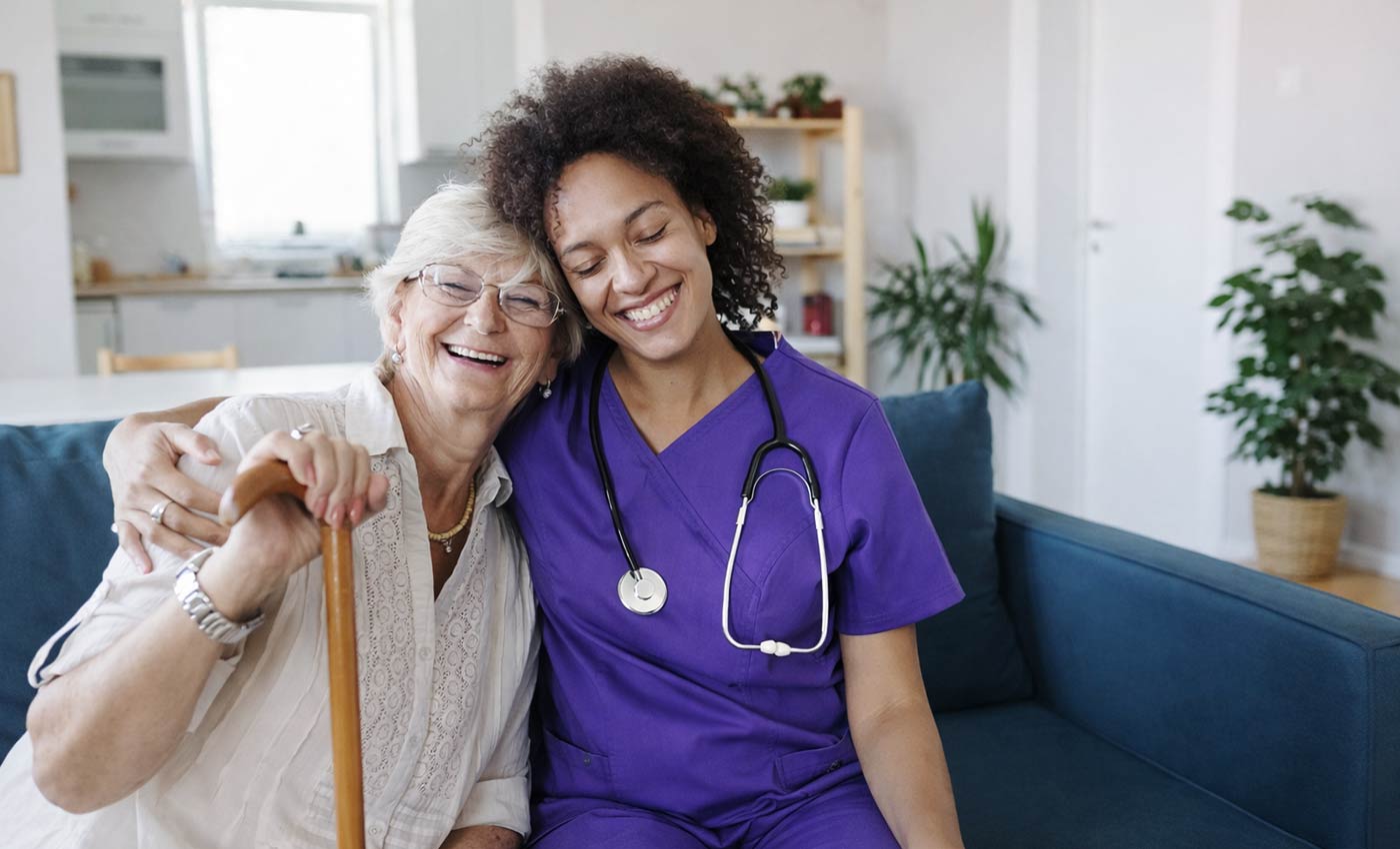complex illness patient talking with nurse